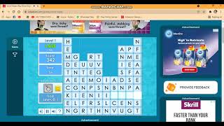 Playing Word Wipe on Arkadium27112021 [upl. by Anialed]