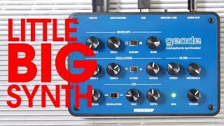 Meeblip Geode  Tiny Synth Big Sounds [upl. by Treve]