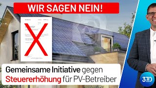 Steuererhöhung für PVBetreiber 2022 in der Energiekrise  Initiative gegen Jahressteuergesetz 2022 [upl. by Etteyafal]