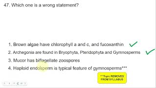 NEET 2015 Q47 Mucor has biflagellate zoospores  wrong statement [upl. by Nlyak]