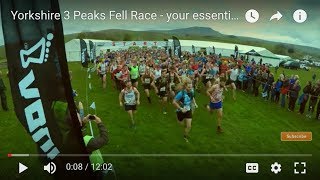 Yorkshire Three Peaks Fell Race  your essential guide  pro training tips [upl. by Pogah630]