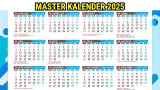 GRATIS DOWNLOAD MASTER KALENDER 2025 KALENDER JAWA HIJRIYAH DAN HARI PASARAN JAWA SKB 3 MENTRI [upl. by Artinahs717]