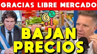 BAJAN PRECIOS MILEI TENÍA RAZÓN 🚨 GRACIAS A LIBRE MERCADO COMPETENCIA IMPORTACIÓN y DESREGULACIÓN [upl. by Jehanna]