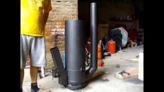 Rocket Stove finished  GERMAN  Raketenofen endlich fertig [upl. by Froehlich]