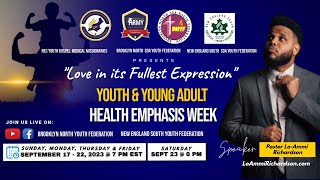 Youth amp Young Adult Health Emphasis  Sabbath 92323 [upl. by Immaj]