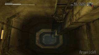 Metal Gear Solid 3 Snake Eater Ladder Climb and Fall HD [upl. by Fletch50]