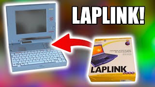 Using Laplink to Backup a 486 Laptop to a Windows 10 Machine [upl. by Omrellig]