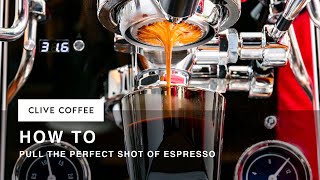 How to pull the perfect shot of espresso [upl. by Eidnil842]