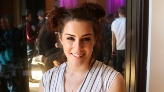 Interview with Lucie Jones from the United Kingdom  Eurovision in Concert Amsterdam 2017 [upl. by Isyak]