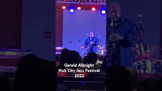 Gerald Albright at the Hub City Jazz Festival in New Brunswick New Jersey [upl. by Curhan]