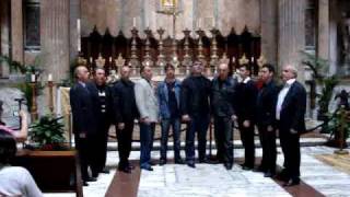 Church Mravalzhamieri  Rustavi Choir in Rome 2010 [upl. by Wadlinger754]