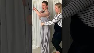 How to Tie a Multiway Bridesmaid Dress  Style Six  Ft The Secret Bridesmaid [upl. by Noicpesnoc]