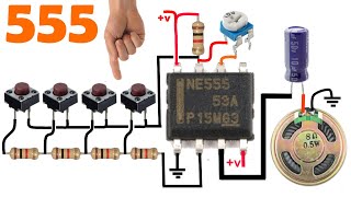 3 Proyectos usando el IC 555 [upl. by Ogilvy411]