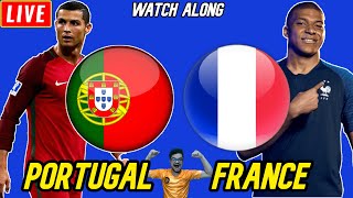 PORTUGAL VS FRANCE Full Match WATCH ALONG EURO Penalty Shootout France vs Portugal Match Reaction [upl. by Breh649]