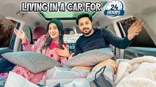 LIVING IN A CAR FOR 24 HOURS CHALLENGE 🚗😱 [upl. by Zimmermann]