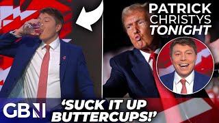 Watch Patrick Christys HILARIOUSLY Mock LeftWing Media as Trump’s US Victory Causes Uproar [upl. by Neiluj]