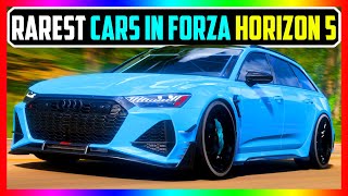 UPDATED Top 5 Rarest Cars in Forza Horizon 5  Most Expensive NEW 2023 [upl. by Nannaihr]