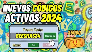 NUEVO TODOS LOS CÓDIGOS ACTIVOS DE BEE SWARM SIMULATOR AGOSTO DE 2024 BEESMAS CÓDIGOS [upl. by Ardeen903]