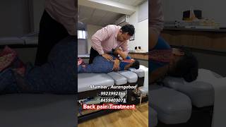 chiropratic backpain physiotherapy asmr cervicalspondylosis chiropractictreatmentforbackpain [upl. by Fritts]