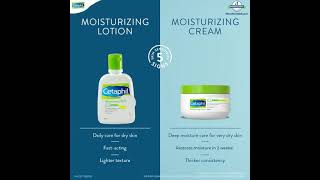 Cetaphil  Moisturising Lotion amp Moisturising Cream [upl. by Milon]