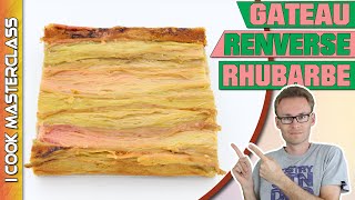 ✅ GATEAU RHUBARBE RENVERSE  Comment réussir ce gâteau à la rhubarbe renversé facile et rapide [upl. by Ciel]