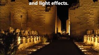 Karnak Sound and Light show  Shaspo Tours [upl. by Lenad]