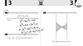 SAT 2019 2020 section 3 solved model paper start preparing for SAT 2019 [upl. by Submuloc]