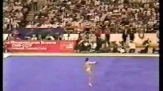 Svetlana Boginskaya  1988 USA vs USSR  Floor Exercise [upl. by Docilu]