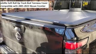 20222023 Nissan Frontier Tonneau Cover pickup bed cover [upl. by Ria]