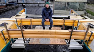 I Built A Cockpit Floor for My OceanGoing Catamaran  Wildling Sailing [upl. by Gerhard]