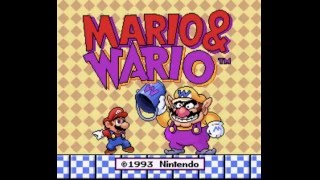 SNES Mario amp Wario  Playthrough Part 1 [upl. by Aerona]