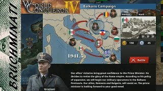 Axis Challenge campaignMission 6Balkans campaignWorld conqueror 4 [upl. by Lawrenson]