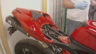 Ducati 848 1098 1198 Seat Removal [upl. by Ojillib]