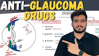 Drugs for Glaucoma  AntiGlaucoma Drugs Pharmacology  DrMohit Sheoran [upl. by Emoryt]