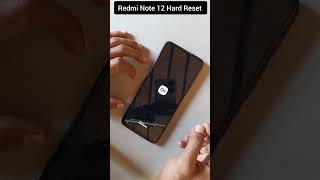 Xiaomi Redmi Note 12 Hard Reset  How to Reset Redmi Note 12 [upl. by Lessur749]