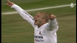 Historic goals David Beckham goal vs Levante [upl. by Lavud]