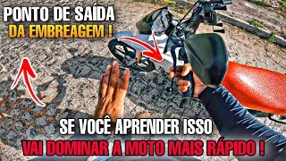 COMO CONTROLAR A EMBREAGEM NA SAIDA E COMO FAZER MEIA EMBREAGEM DICAS PARA INICIANTES [upl. by Nekcerb526]