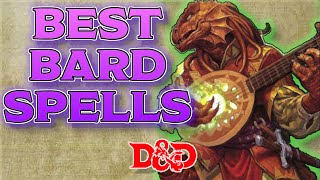 Top 5 Bard Spells by Level DnD Class Spells 2 [upl. by Ahsaekal]