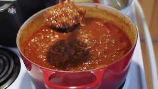 EASY BOLOGNESE SAUCE with BACON [upl. by Gianina]