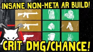 INSANE AR CRIT DAMAGECHANCE ALPHA BRIDGE BUILD  The Division 182 Build Video [upl. by Racklin]