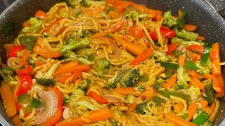 Easy Noodles Recipe  How To Make Noodles at Home [upl. by Ttenna]