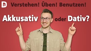 Akkusativ und Dativ  Super Erklärung amp Übung  Tipps zum Deutsch lernen A1 A2 B1 [upl. by Aneehsar]