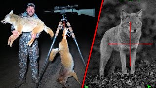 INSANE COYOTE THERMAL HUNTING First Time EVER [upl. by Nirek]