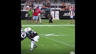 Foye Oluokun intercepts the Sam Darnold pass vs Minnesota Vikings [upl. by Akerdnuhs]