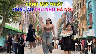 BẤT NGỜ CẢNH ĐẸP NHẤT CHÂU ÂU THU NHỎ Ở HÀ NỘI  MEGA GRAND WORLD HANOI VAN GIAN HUNG YEN [upl. by Erual]