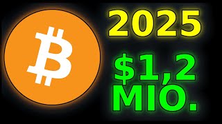 Bitcoin wird 2025 die 1 Mio erreichen Große Analyse [upl. by Toffey]