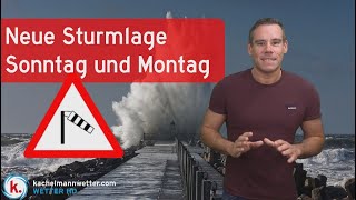 Der nächste Sturm kommt am Sonntag und Montag [upl. by Retswerb790]