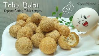 TIPS MEMBUAT TAHU BULAT KOPONG GARING TIDAK KEMPES  TAHU BULAT GORENG IDE JUALAN 500 AN [upl. by Harday377]