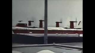 CrossEnglishChannel Hovercraft Service July 1980 [upl. by Hemetaf]