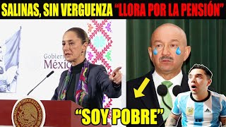 La PRESIDENTA LO MANDA A CALLAR A SALINAS por HABLAR MAL DE MÉXICO en el EXTRANJERO [upl. by Goldner]